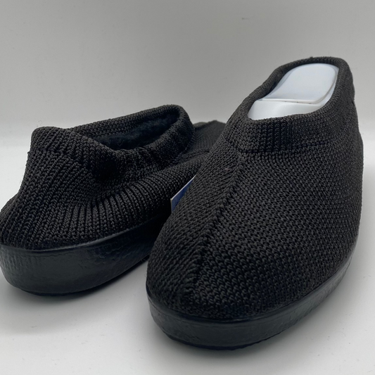 Pre-order: Gevoerde Portugese Schoen | Zwart | verstuurd op 9-3-2026