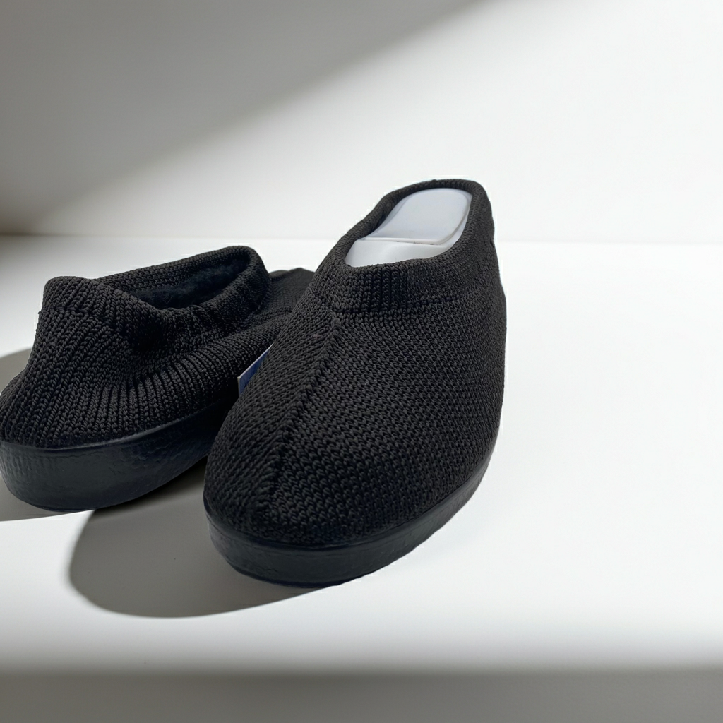 Gevoerde Portugese Schoen | Zwart