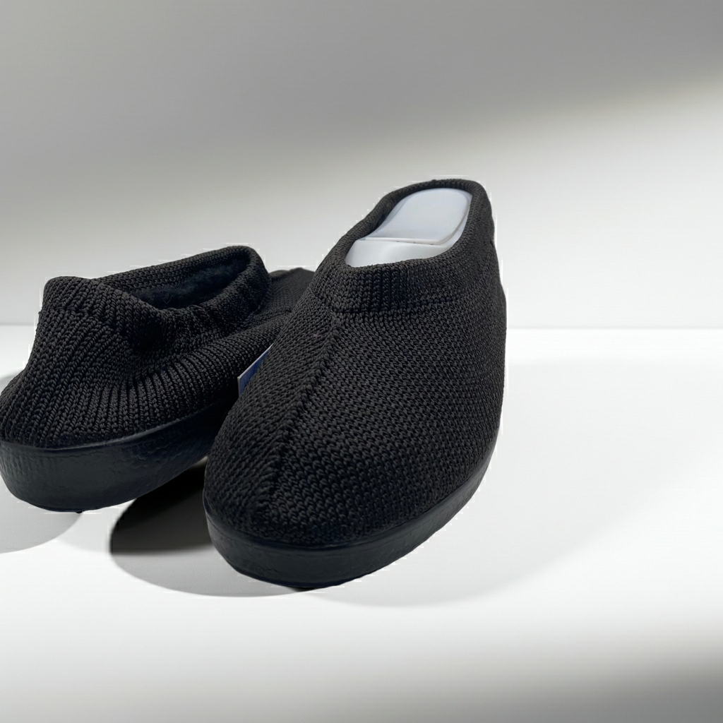 Gevoerde Portugese Schoen | Zwart