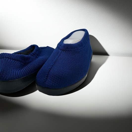 Gevoerde Portugese Schoen | Blauw