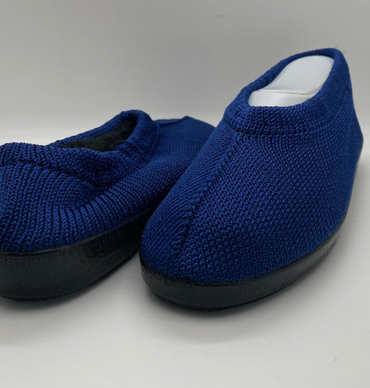 Pre-order: Gevoerde Portugese Schoen | Blauw | verstuurd op 5-9-2026