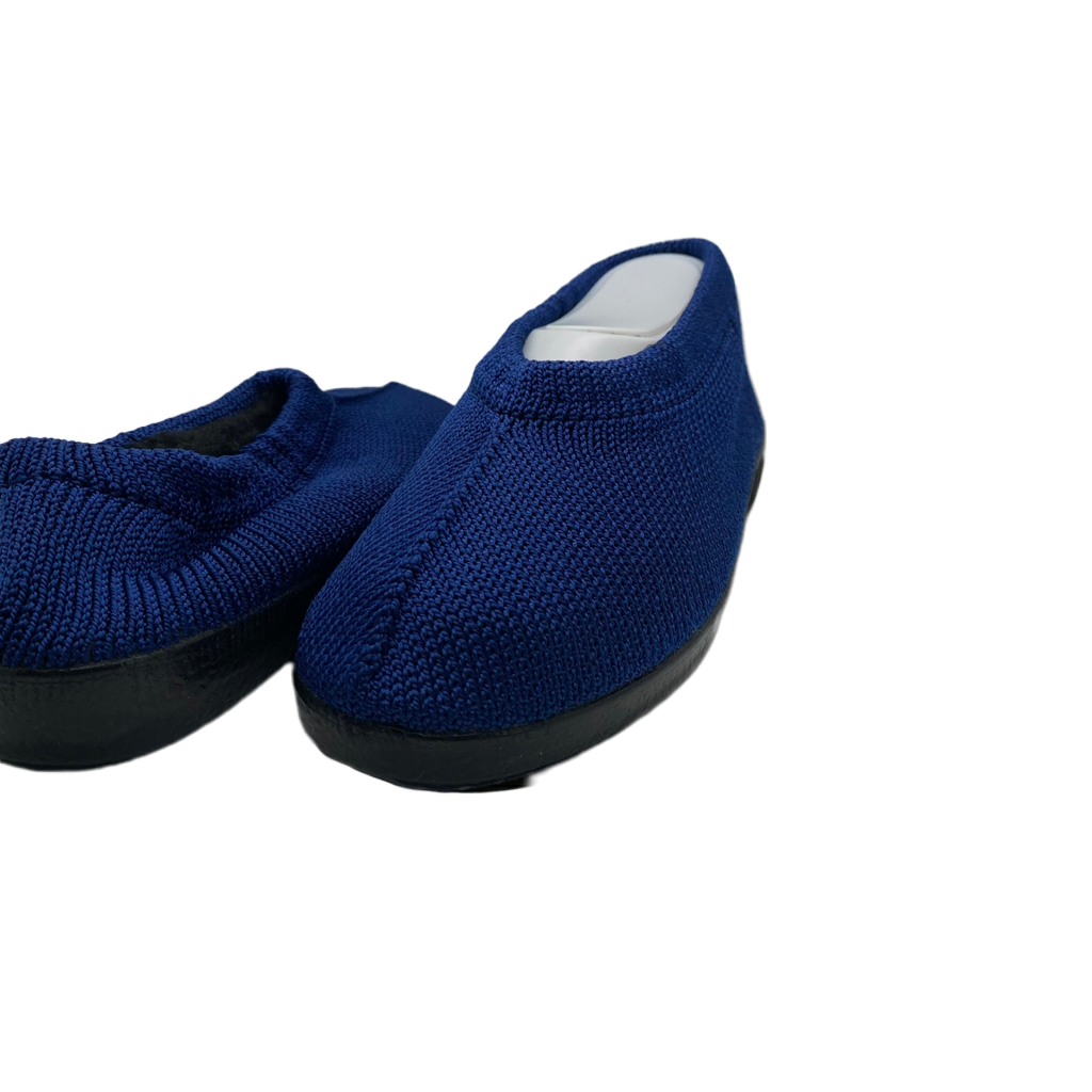 Gevoerde Portugese Schoen | Blauw Kobalt