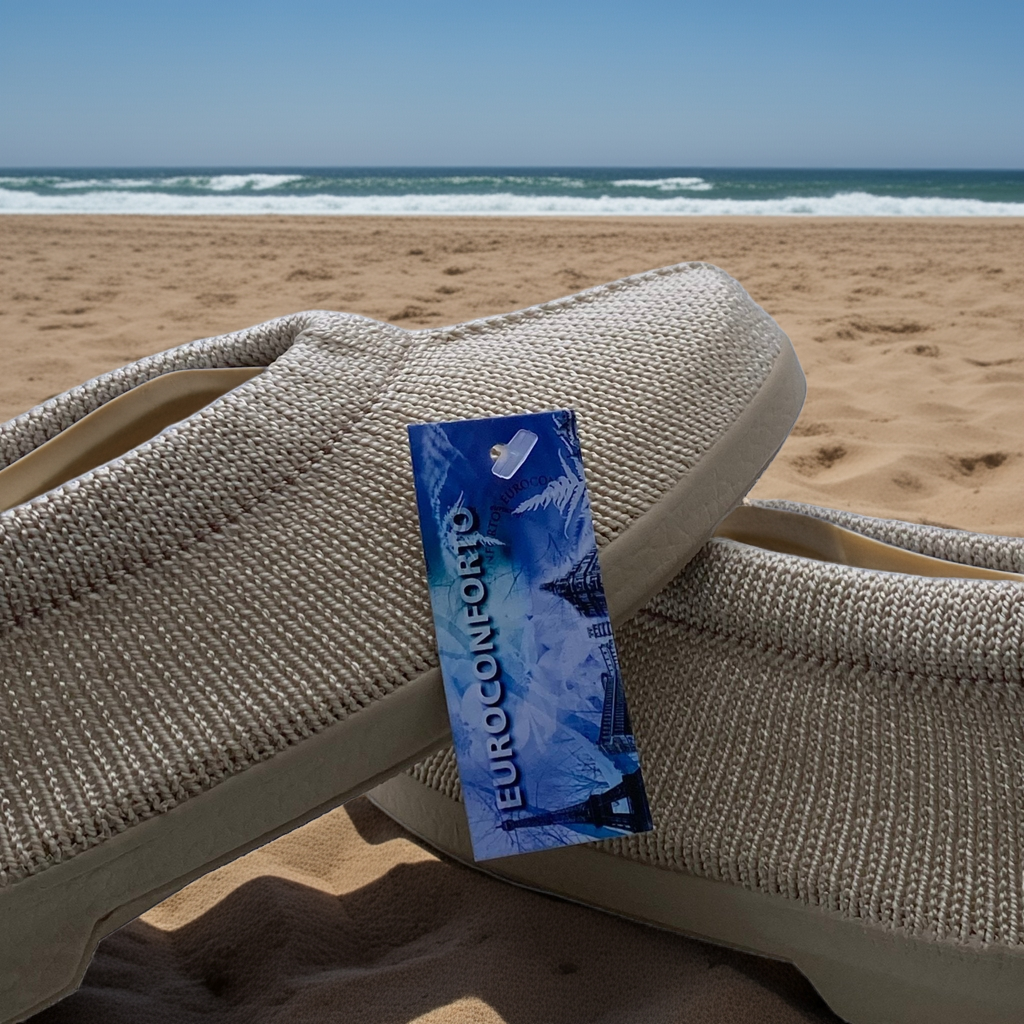 Beige Gold Schoen + Witte Sokken - Luxe Neutrale Combi