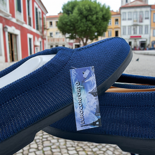 Blauw Kobalt Schoen + Kattensokken - Speelse Energie Combi