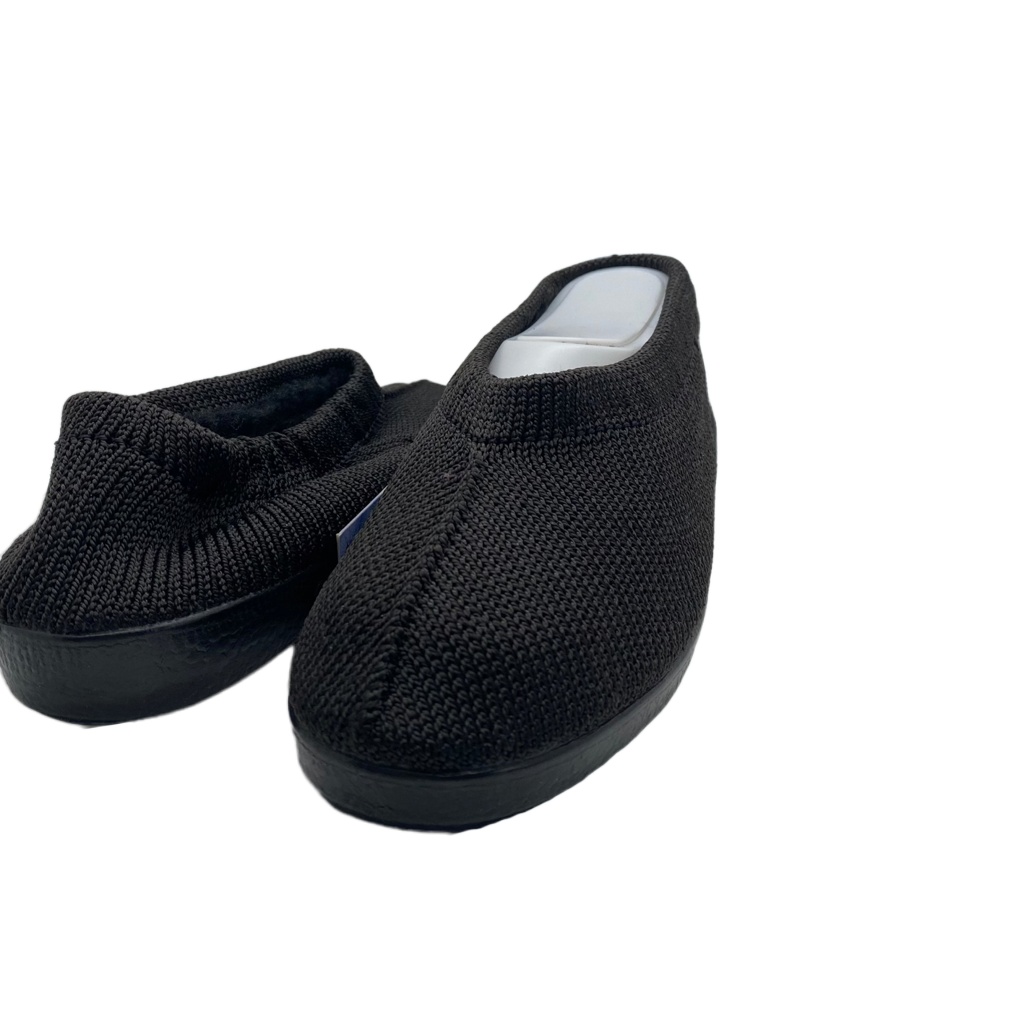 Gefütterter portugiesischer Schuh | Schwarz