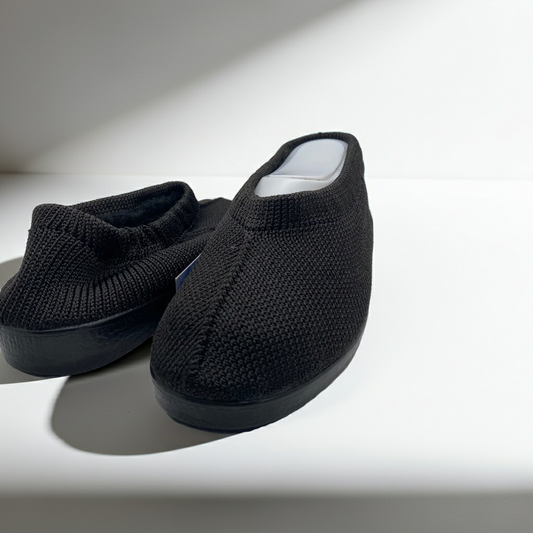 Gevoerde Portugese Schoen | Zwart